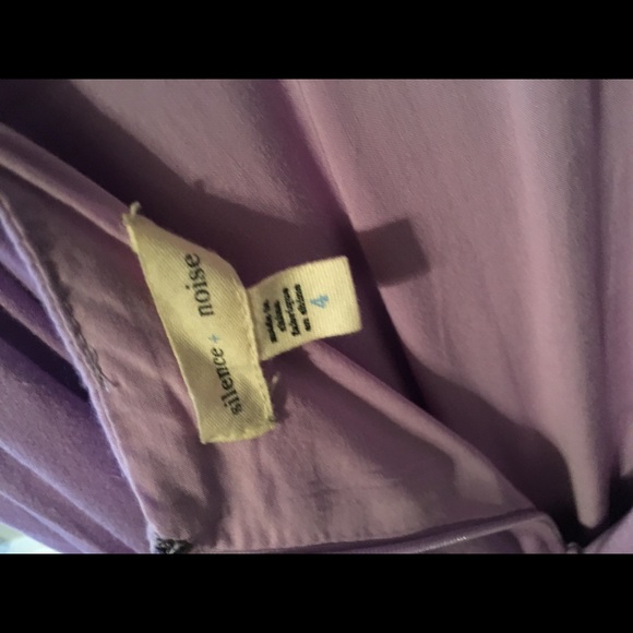 Silence and noise lavender backless skater dress - Picture 4 of 6